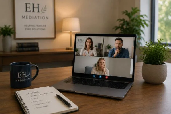child access mediation Oldham online meeting.